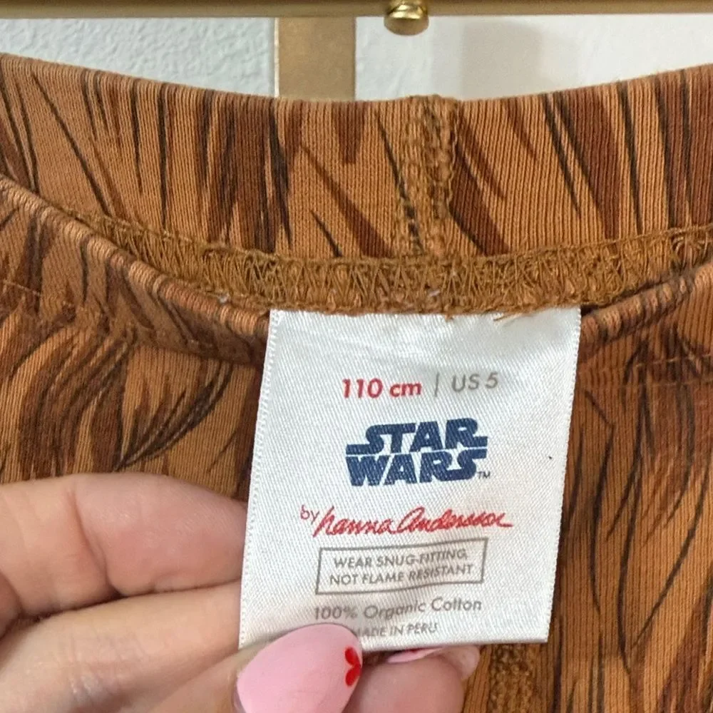 Hanna Andersson x Star Wars Brown Chewbacca Patterned pj pants